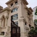 来宾 黄金麻花岗岩别墅外墙干挂效果展示