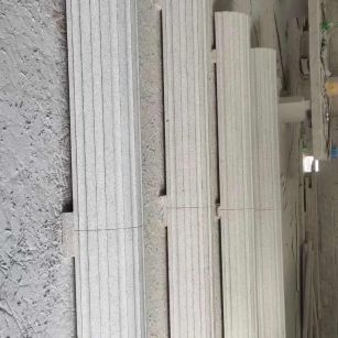 来宾 花岗岩厂家带你看白麻花岗岩门楼大柱柱皮