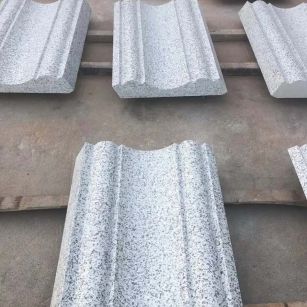 来宾 白麻花岗岩光面别墅线条