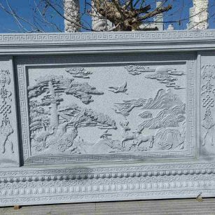 来宾 芝麻白大型照壁，屏风，影壁