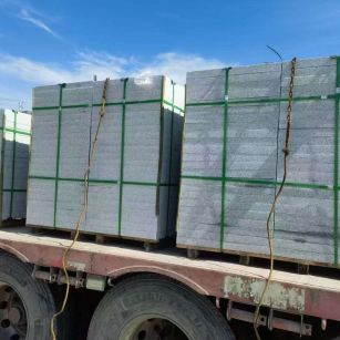 来宾 芝麻白花岗岩地铺石装车日常