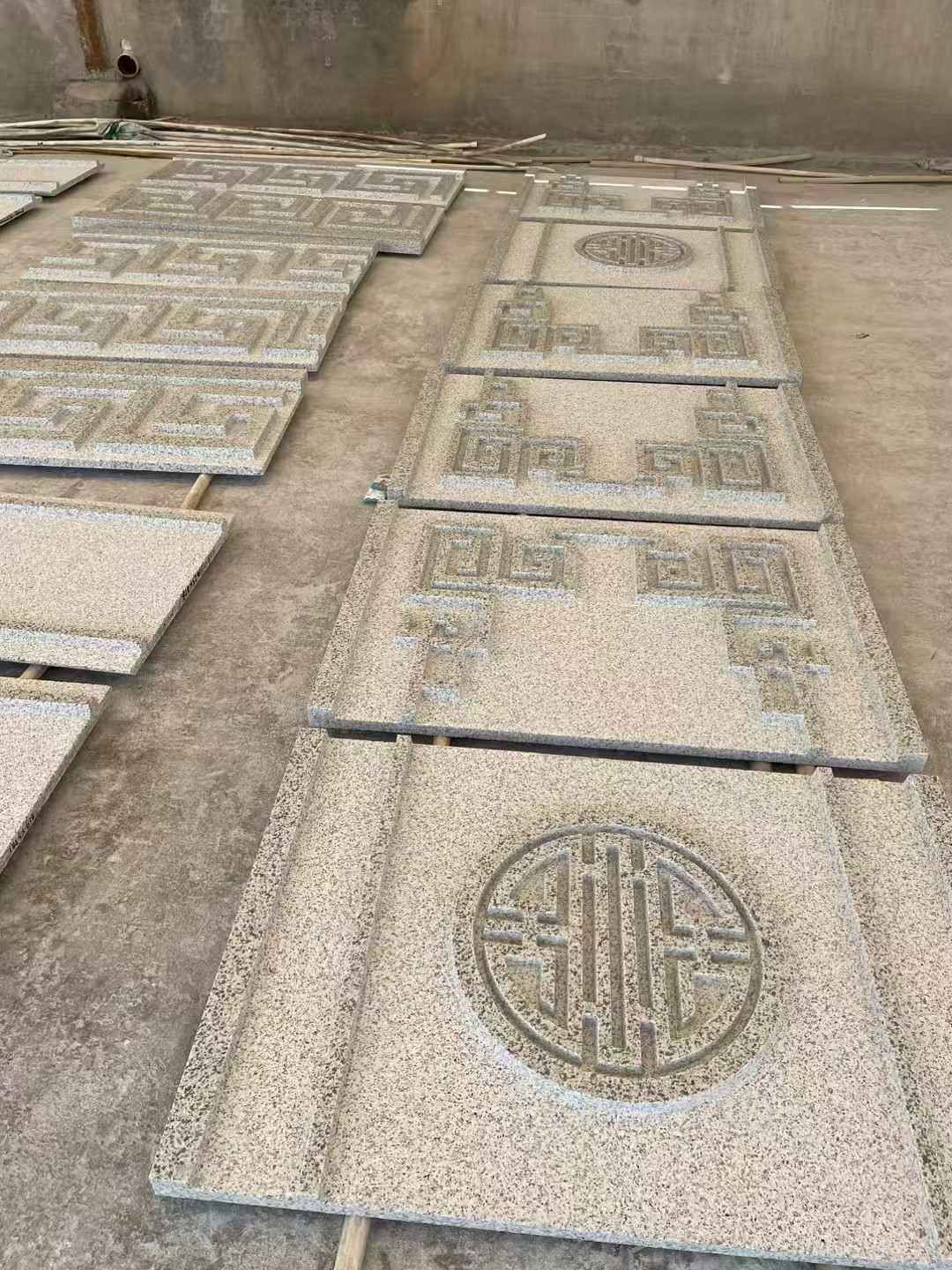 来宾 白麻花岗岩外墙立面雕刻板