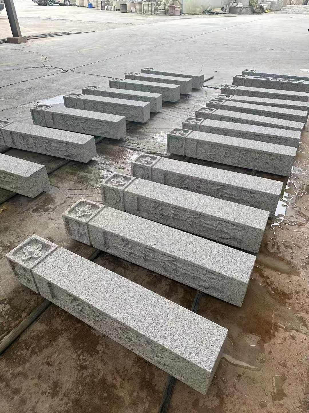 来宾 白麻方柱雕花防水