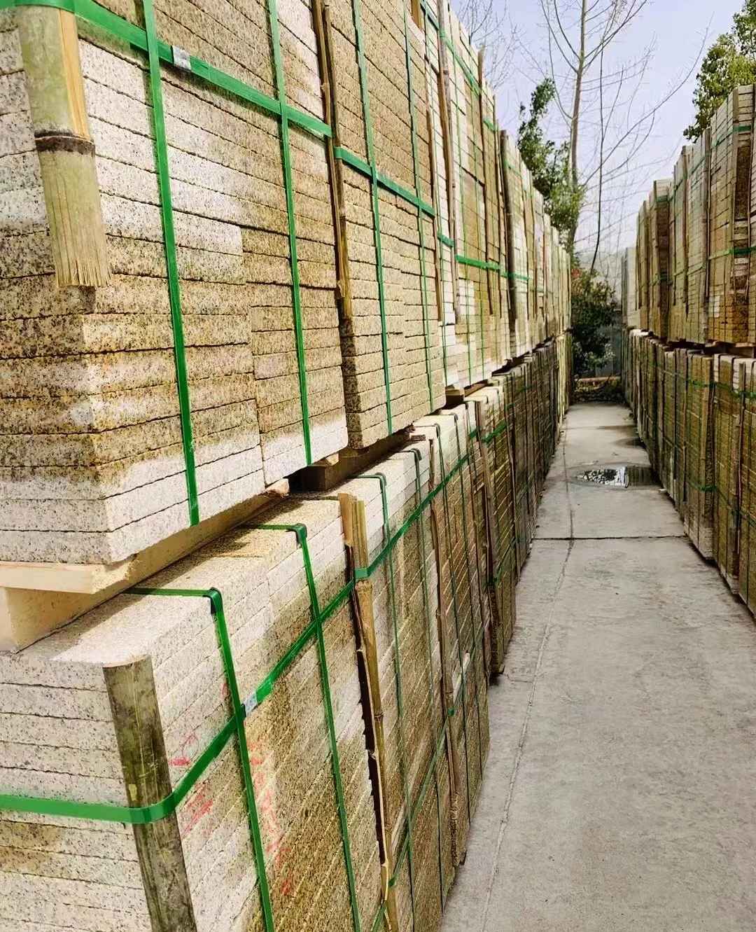 来宾 黄金麻花岗岩荔枝面地铺石