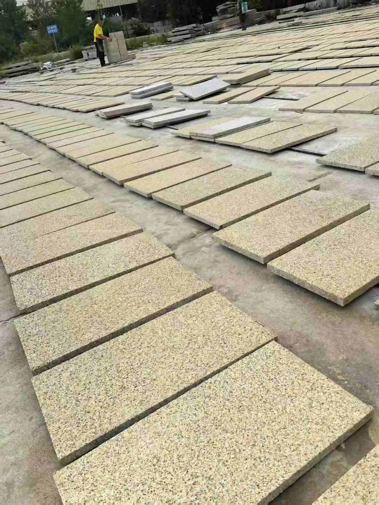 来宾 黄金麻荔枝地铺石面排板