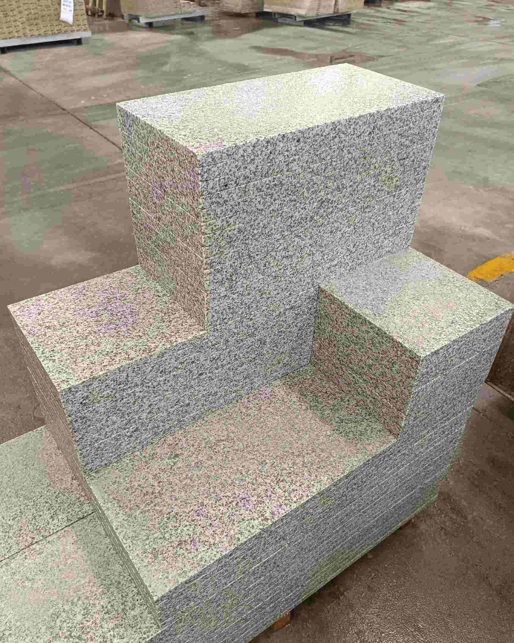 来宾 白麻花岗岩荔枝面地铺石