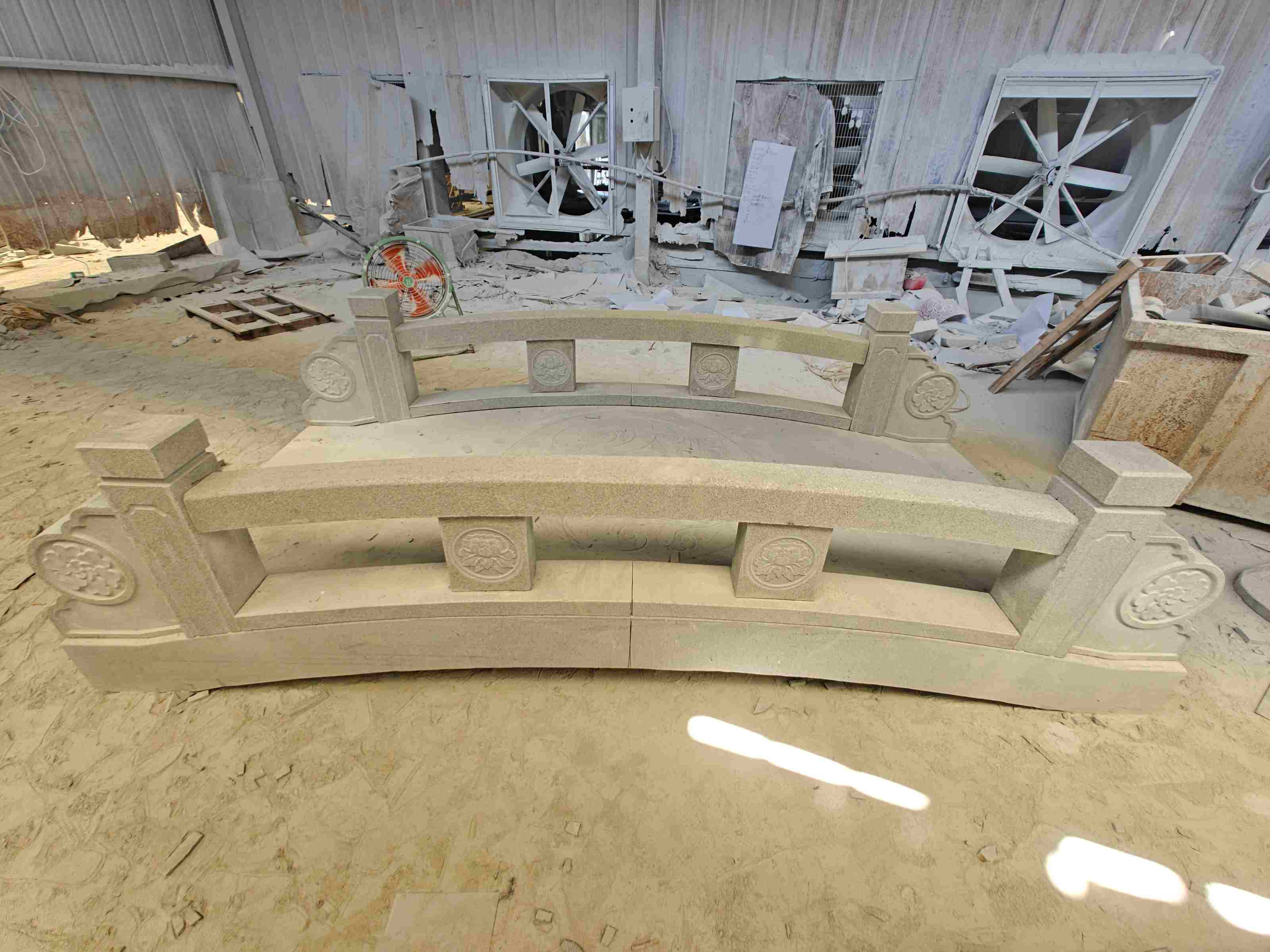 来宾 芝麻灰花岗岩异形加工-拱桥，石桥