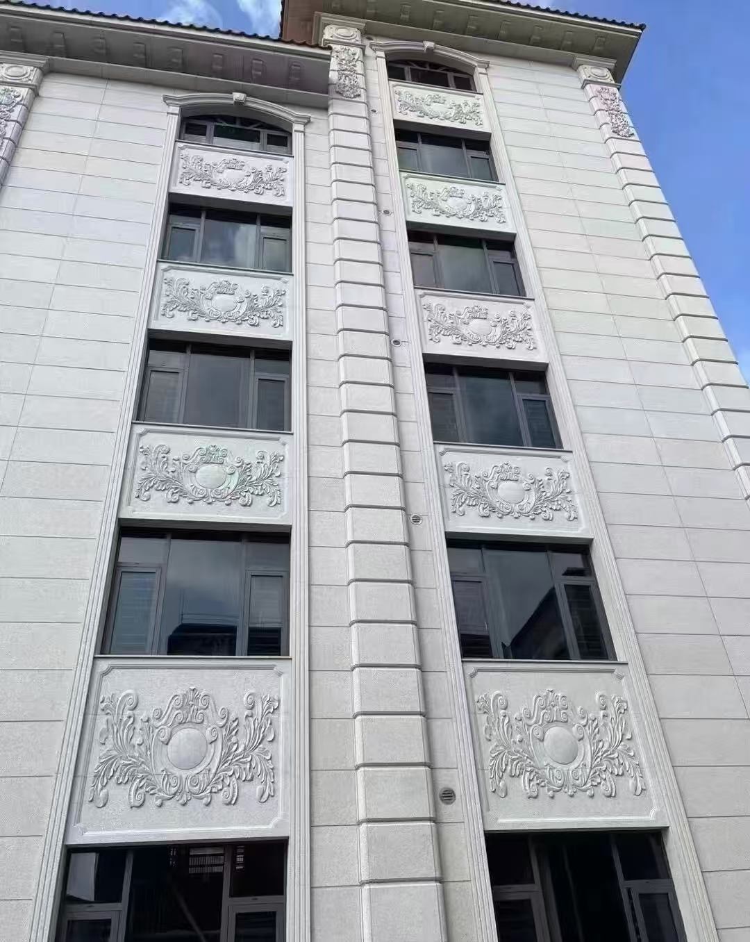 来宾 白麻荔枝面花岗岩别墅外墙干挂